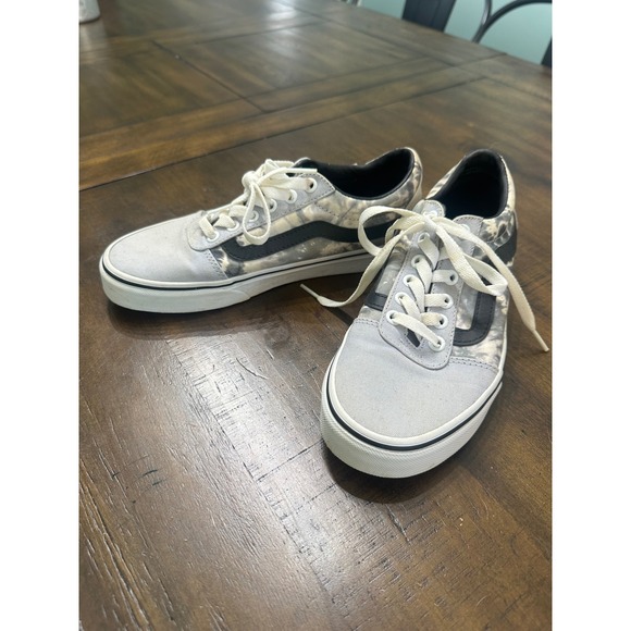 Vans Shoes - Vans Ward Low Top Tie Dye Grey White Sneakers Womens 7.5 Skate Shoes 500714